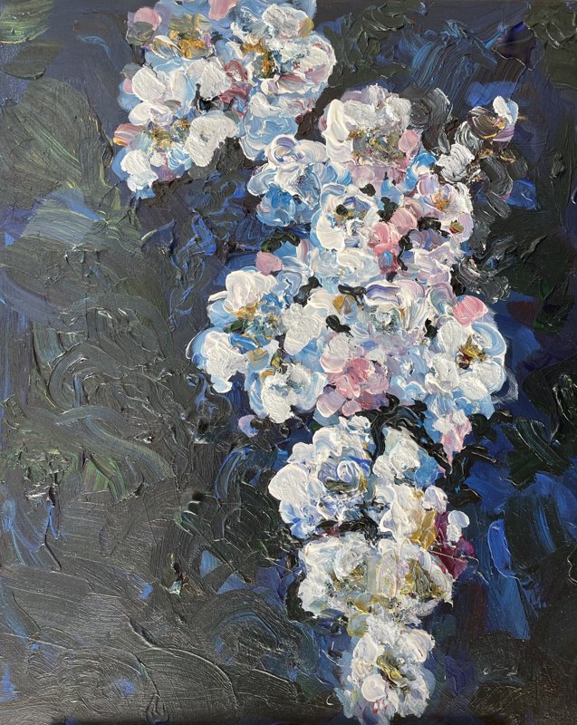 Faint Aroma Mixed Media 24X30