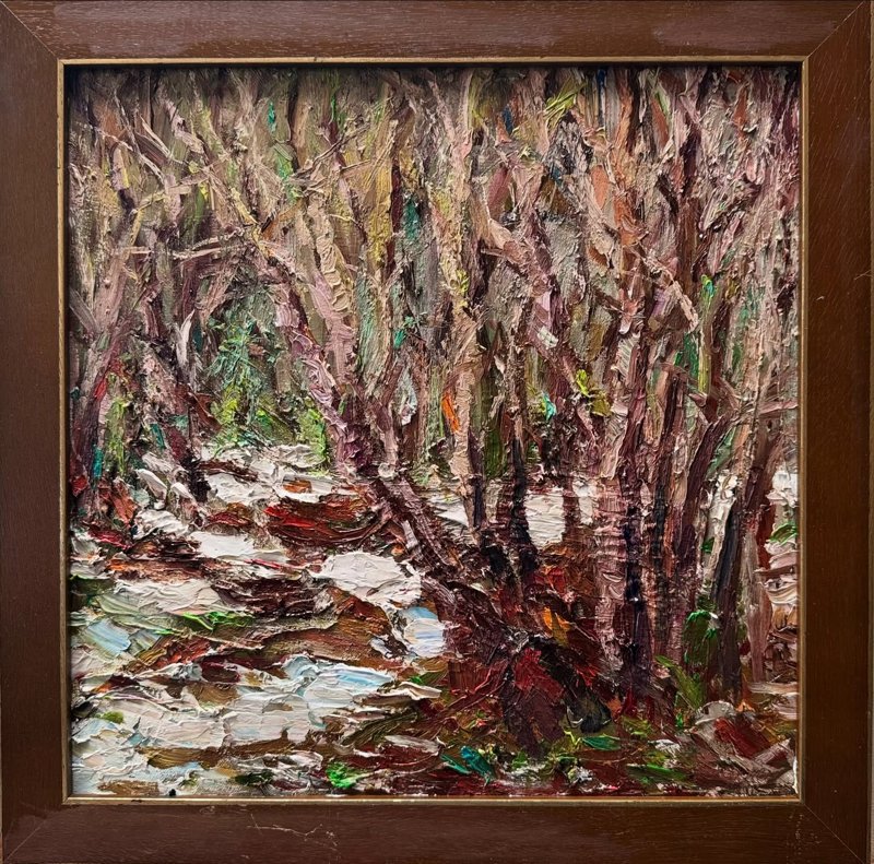 Drawn From The Soil 2 Oil On Canvas Panel 12X12