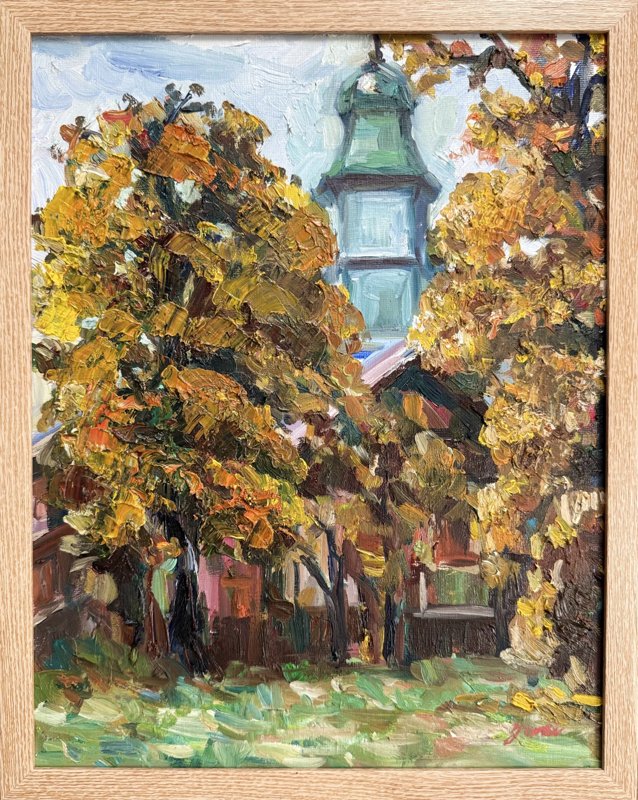 Fall Reflection Oil On Canvas Panel 11X14