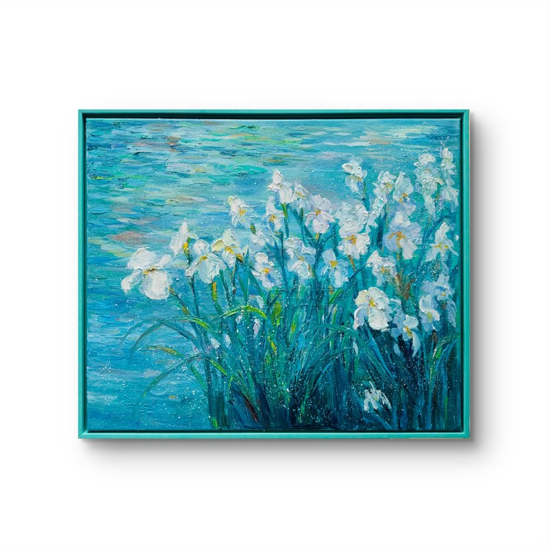 Irises At Rest 1 Oil On Canvas 20X24