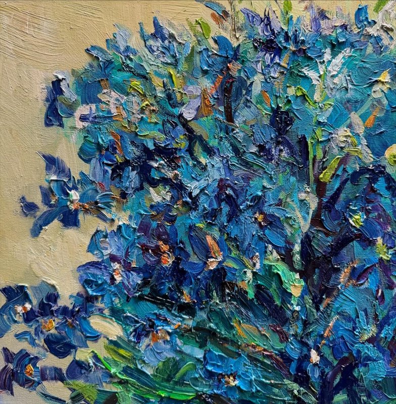 The Blooming Nook 2 Oil On Canvas  12X12