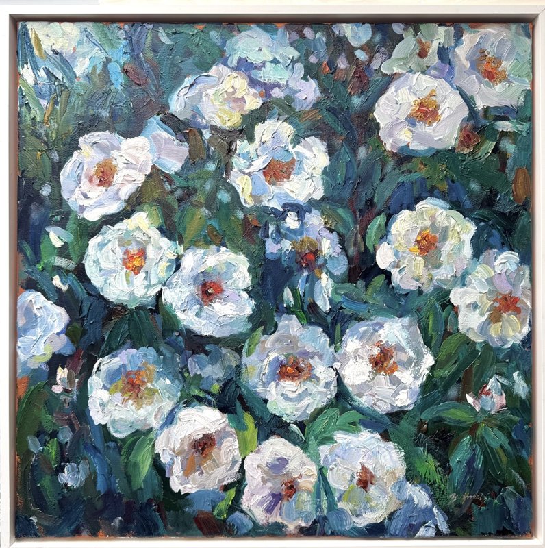 Twixt Spring’S Silence 1 Oil On Canvas 20X20