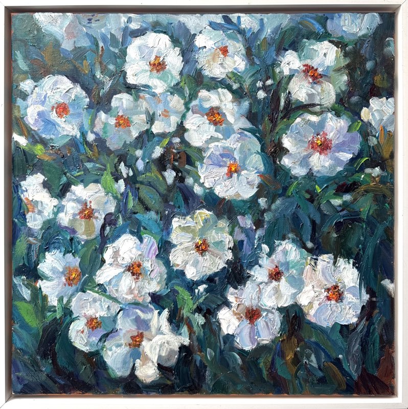 Twixt Spring’S Silence 2 Oil On Canvas 20X20